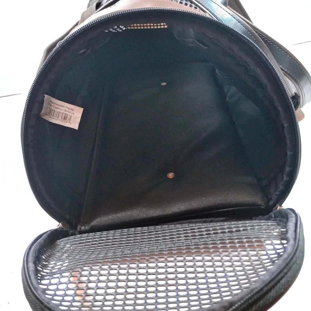 Samsonite Pet Carrier Small Brown Good Travel Mesh Duffel Bag Dog Cat Portable